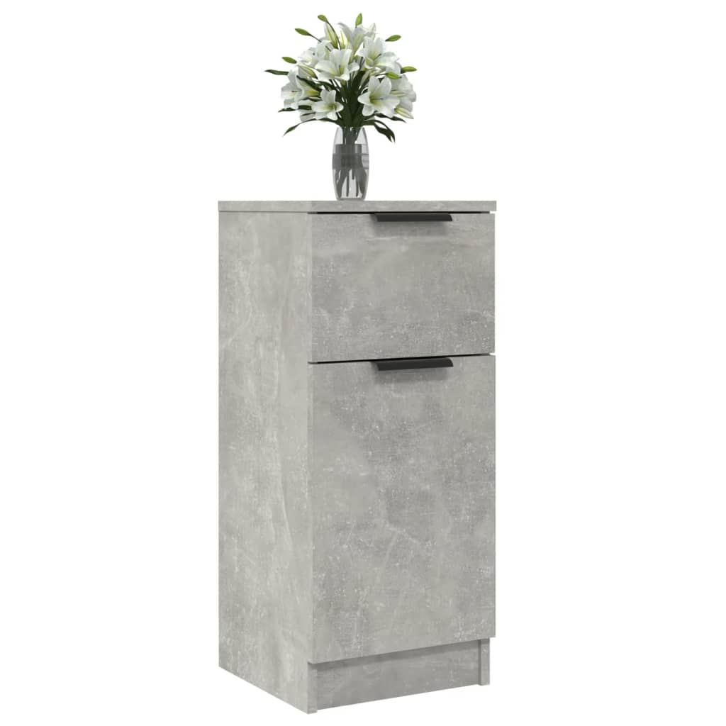 Buffet Gris béton 30x30x70 cm Bois d'ingénierie - XIOS