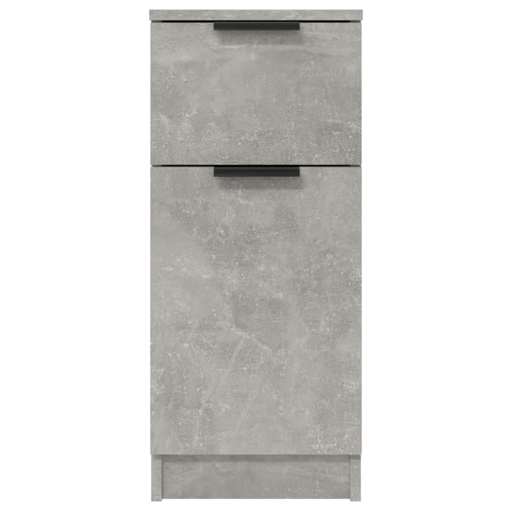 Buffet Gris béton 30x30x70 cm Bois d'ingénierie - XIOS