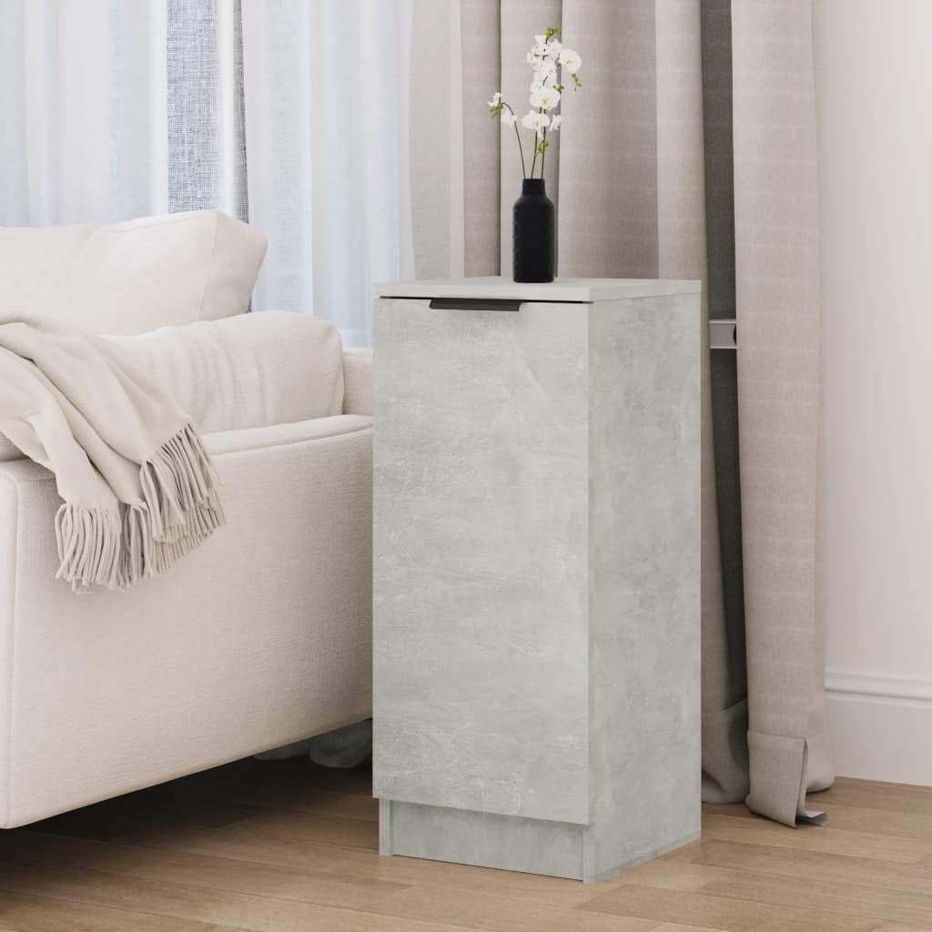 Buffet Gris béton 30x30x70 cm Bois d'ingénierie - XIOS