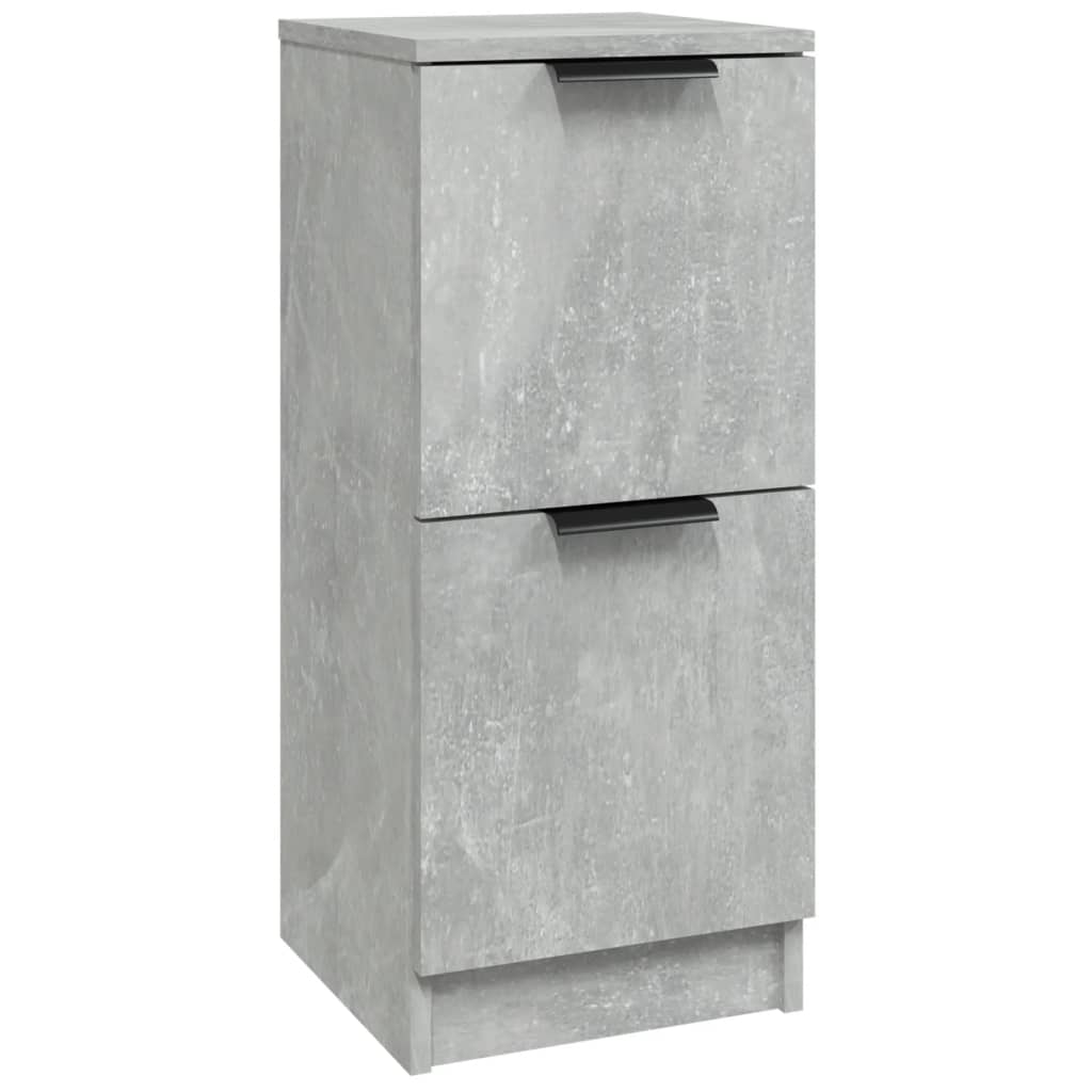 Buffet Gris béton 30x30x70 cm Bois d'ingénierie - XIOS