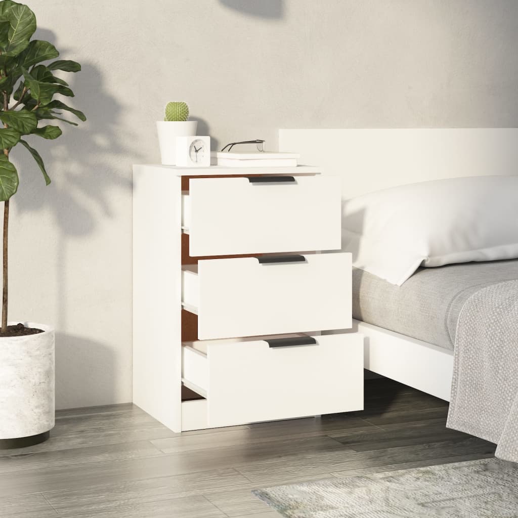 Tables de chevet 2 pcs Blanc 40x36x65 cm - XIOS