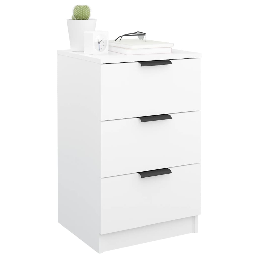 Tables de chevet 2 pcs Blanc 40x36x65 cm - XIOS