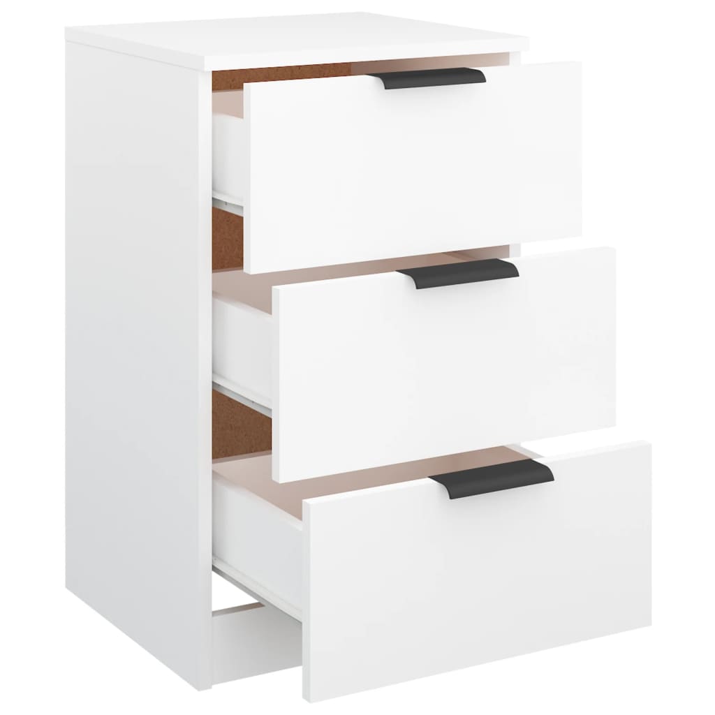 Tables de chevet 2 pcs Blanc 40x36x65 cm - XIOS