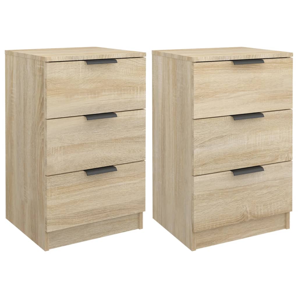Tables de chevet 2 pcs Chêne sonoma 40x36x65 cm - XIOS
