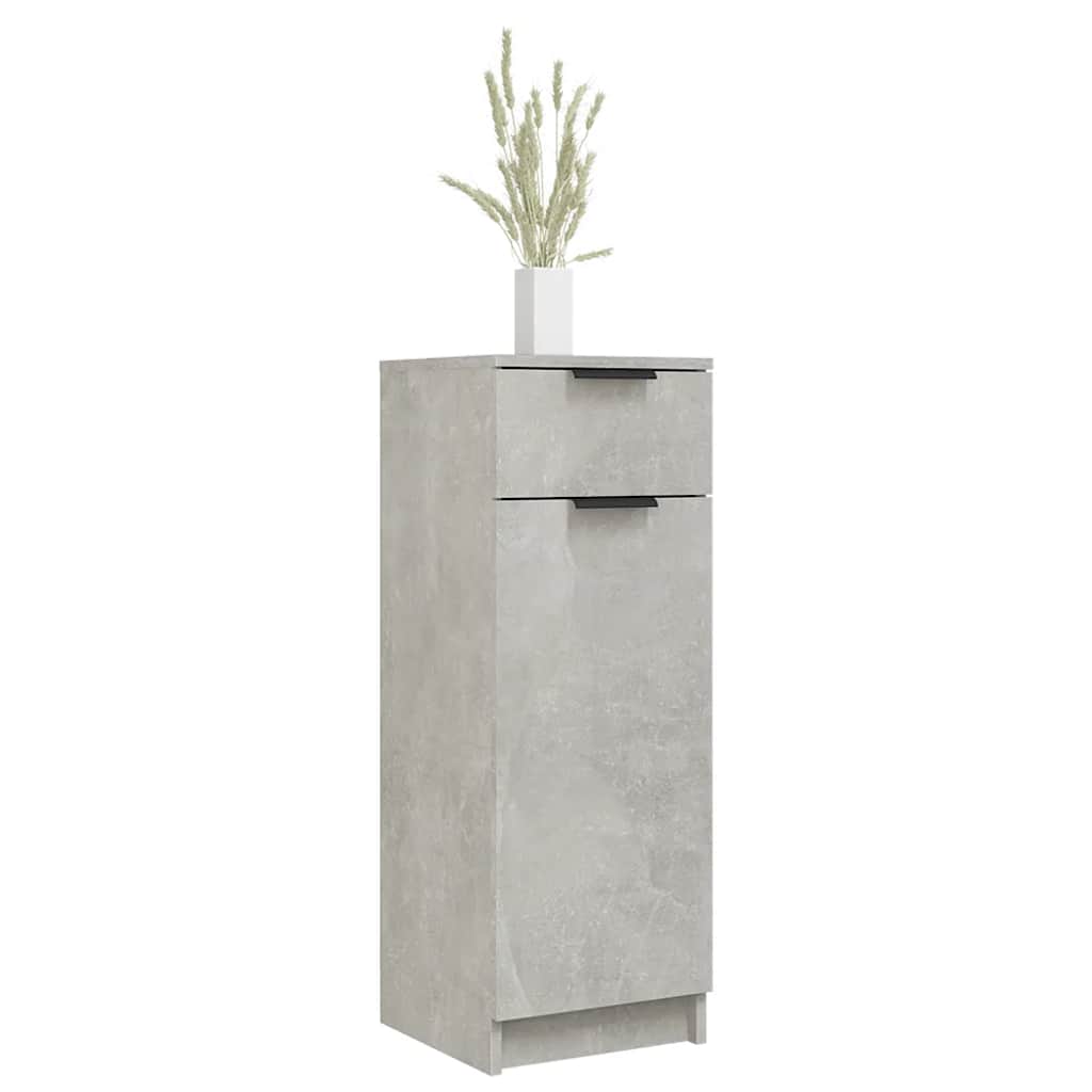 Armoire de salle de bain gris béton 32x34x90 cm - XIOS