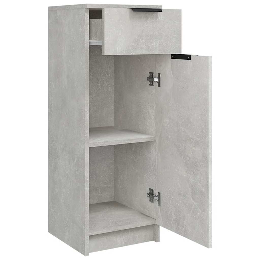 Armoire de salle de bain gris béton 32x34x90 cm - XIOS