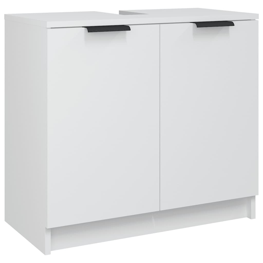 Armoire salle de bain Blanc 64,5x33,5x59 cm Bois d'ingénierie - XIOS