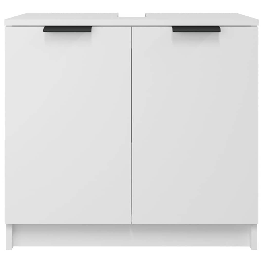 Armoire salle de bain Blanc 64,5x33,5x59 cm Bois d'ingénierie - XIOS