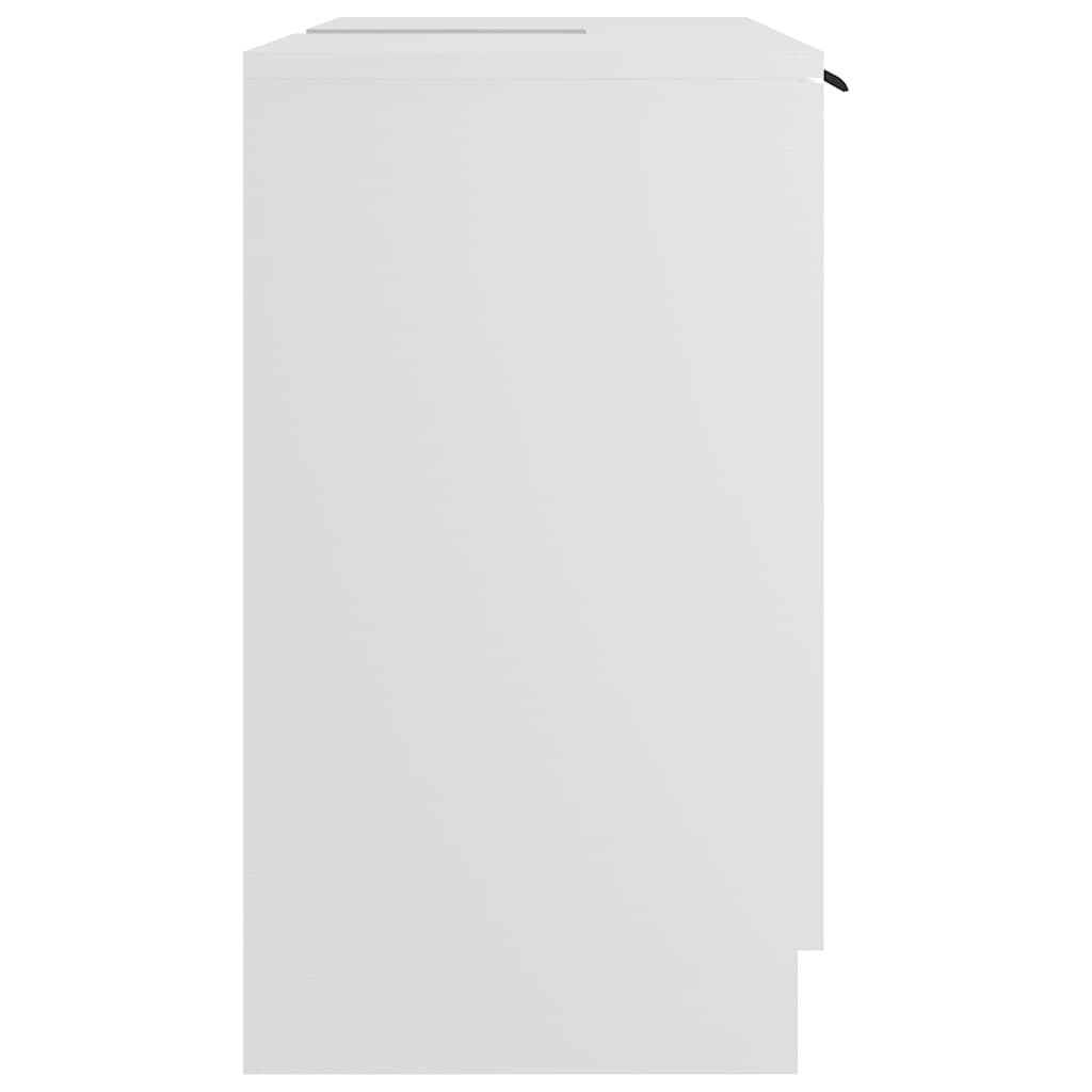 Armoire salle de bain Blanc 64,5x33,5x59 cm Bois d'ingénierie - XIOS