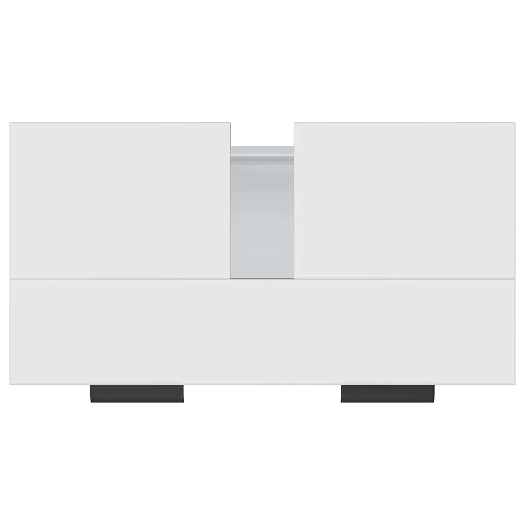 Armoire salle de bain Blanc 64,5x33,5x59 cm Bois d'ingénierie - XIOS