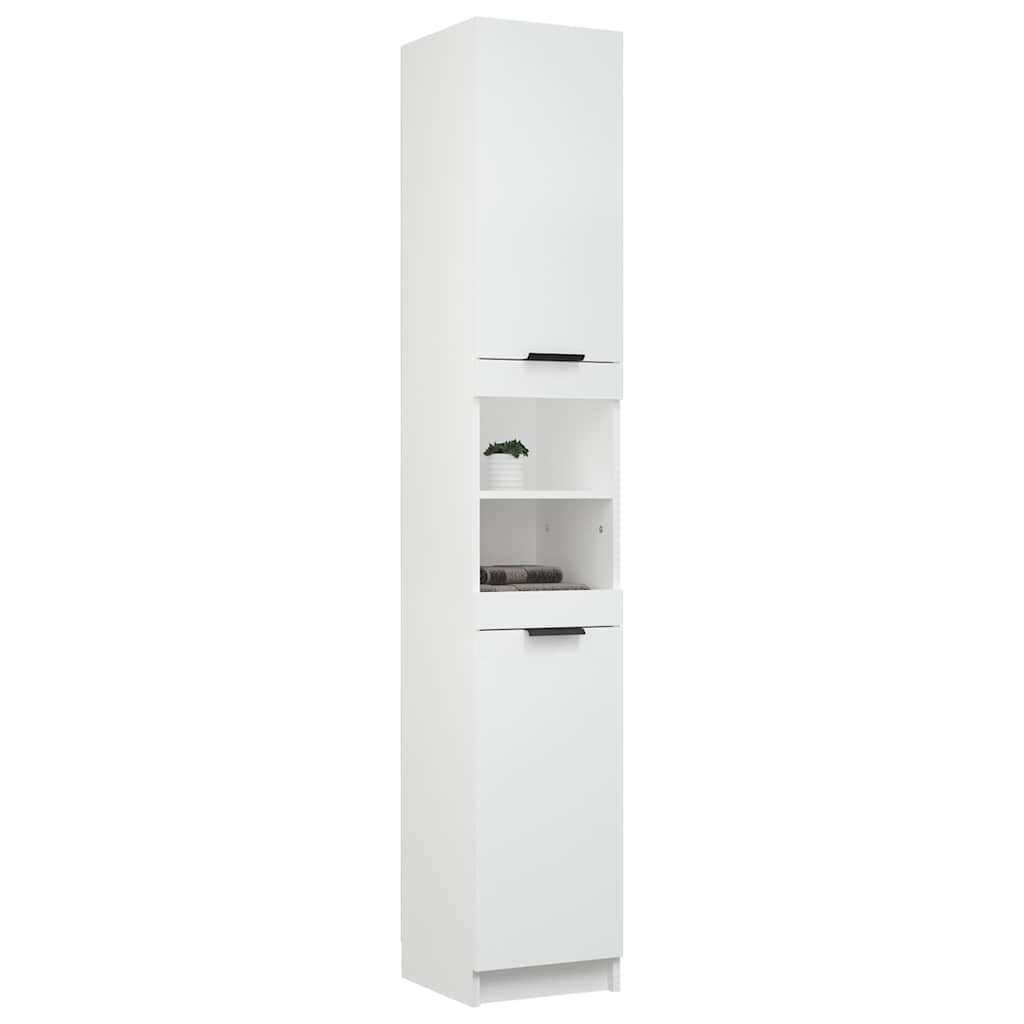 Armoire de salle de bain blanc 32x34x188,5 cm bois d'ingénierie - XIOS