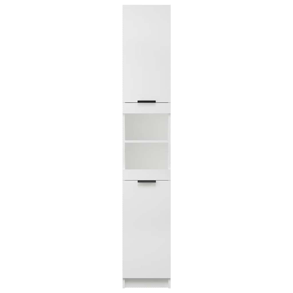 Armoire de salle de bain blanc 32x34x188,5 cm bois d'ingénierie - XIOS