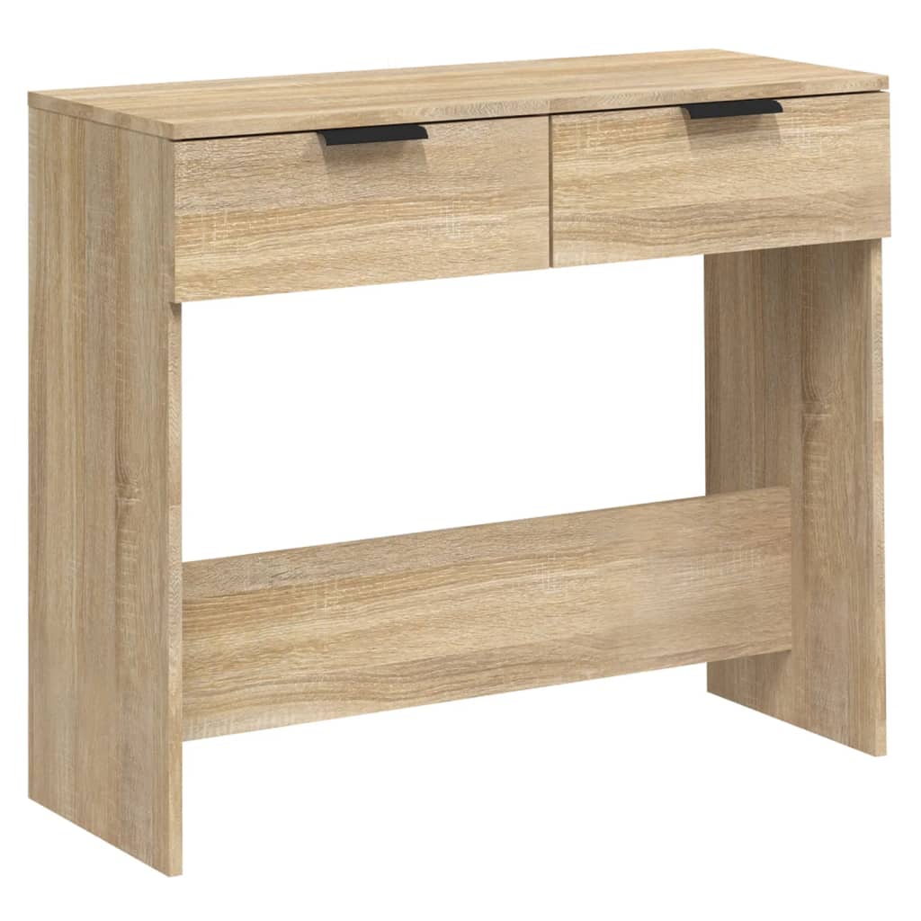 Table console Chêne sonoma 90x36x75 cm Bois d'ingénierie - XIOS