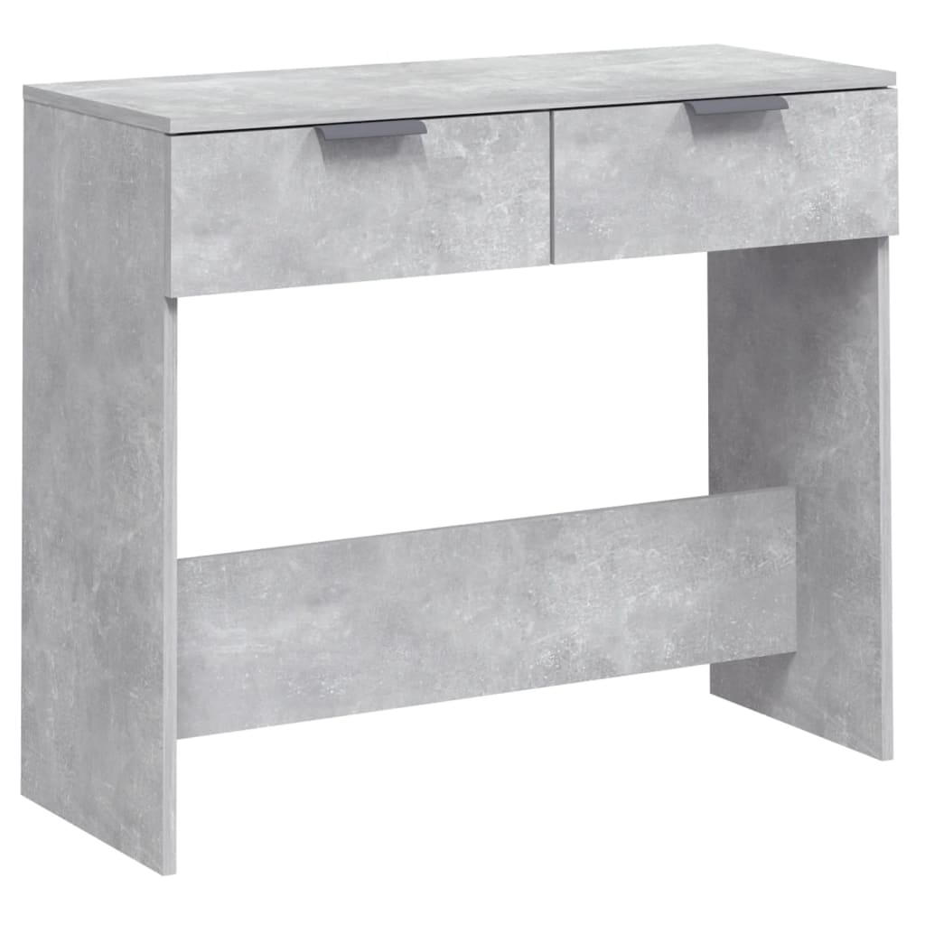 Table console Gris béton 90x36x75 cm Bois d'ingénierie - XIOS