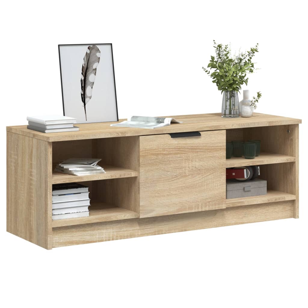 Meuble TV Chêne sonoma 102x35,5x36,5 cm Bois d'ingénierie - XIOS