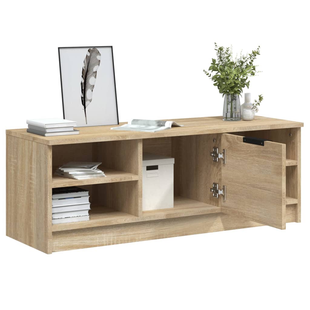 Meuble TV Chêne sonoma 102x35,5x36,5 cm Bois d'ingénierie - XIOS