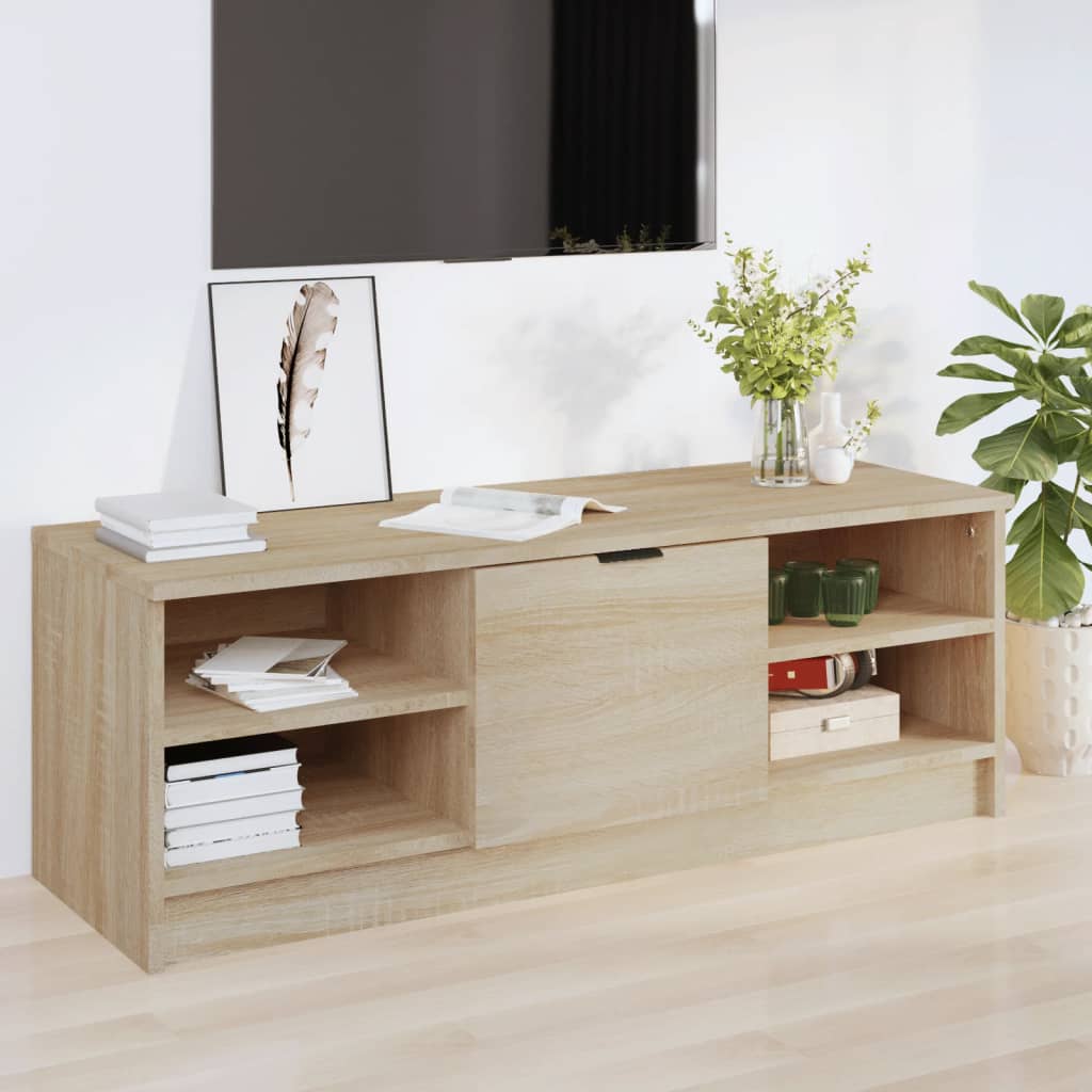 Meuble TV Chêne sonoma 102x35,5x36,5 cm Bois d'ingénierie - XIOS