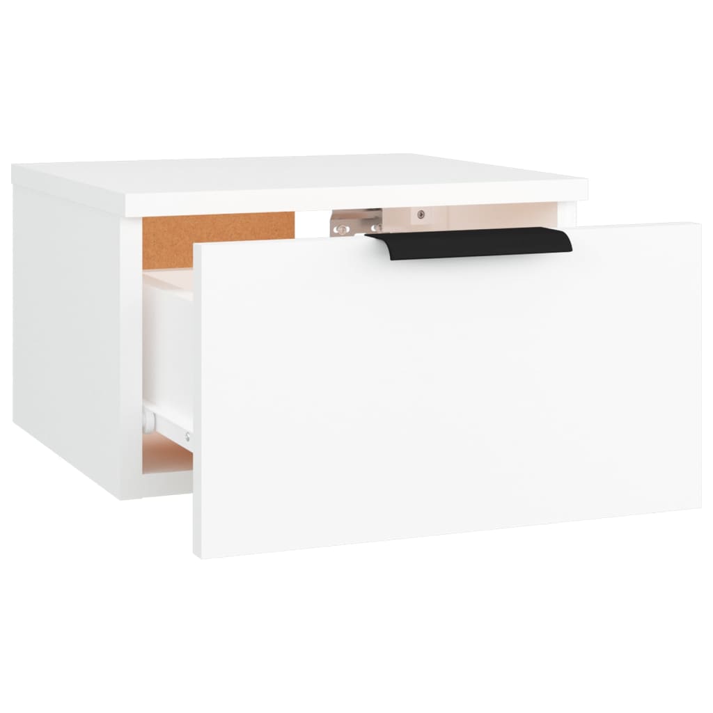 Tables de chevet murales 2 pcs blanc 34x30x20 cm - XIOS