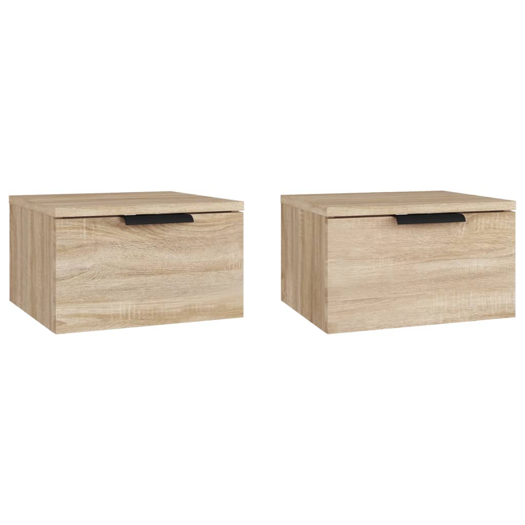 Tables de chevet murales 2 pcs Chêne sonoma 34x30x20 cm - XIOS