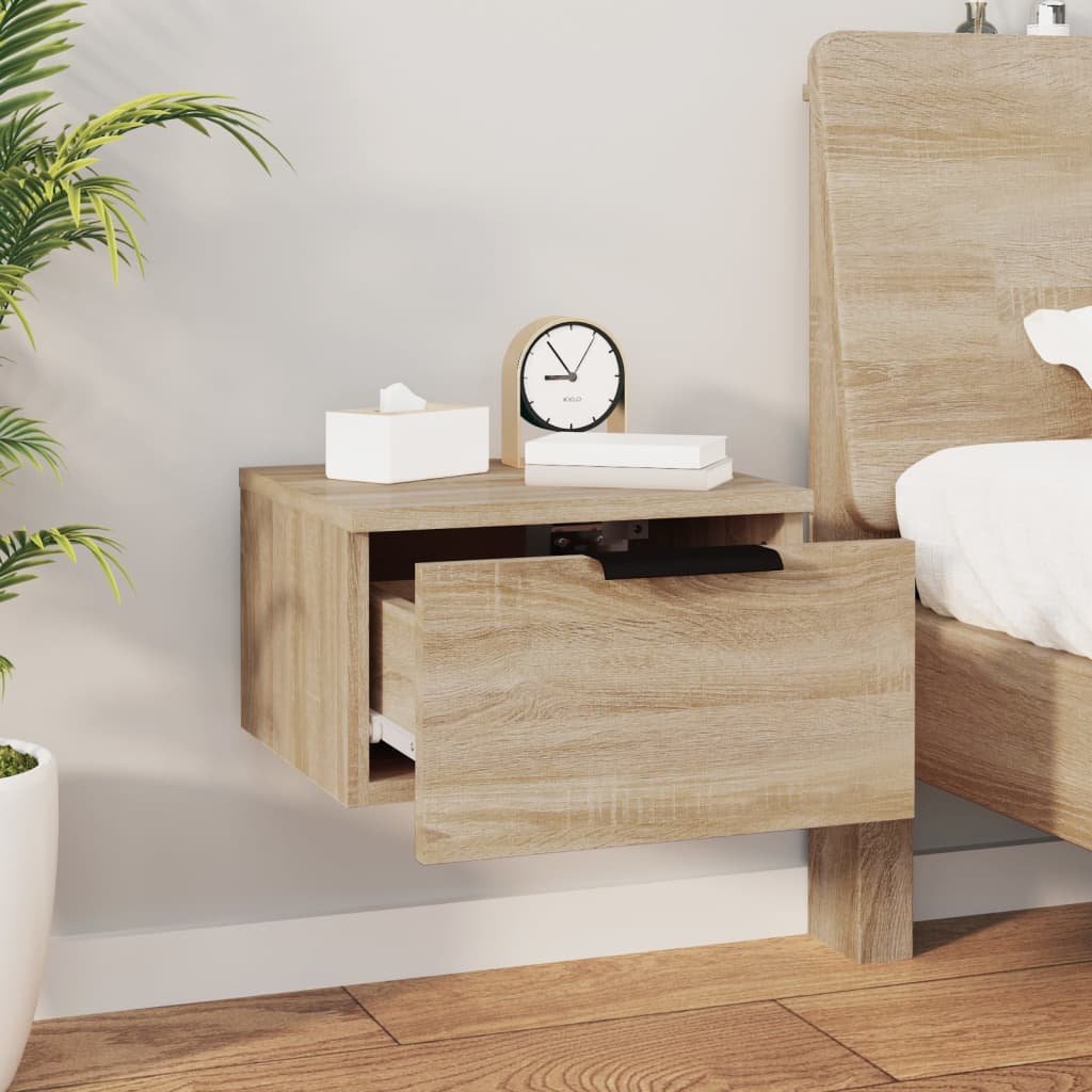 Tables de chevet murales 2 pcs Chêne sonoma 34x30x20 cm - XIOS