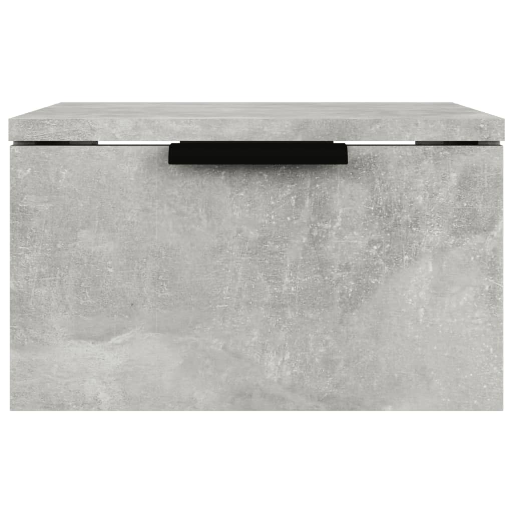 Tables de chevet murales 2 pcs Gris béton 34x30x20 cm - XIOS