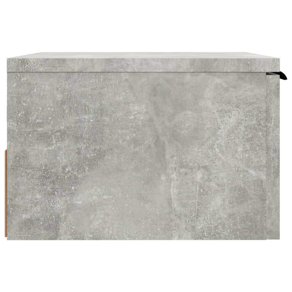 Tables de chevet murales 2 pcs Gris béton 34x30x20 cm - XIOS