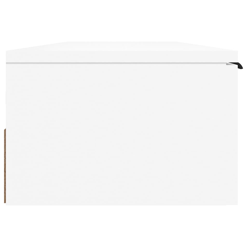 Armoire murale blanc 102x30x20 cm bois d'ingénierie