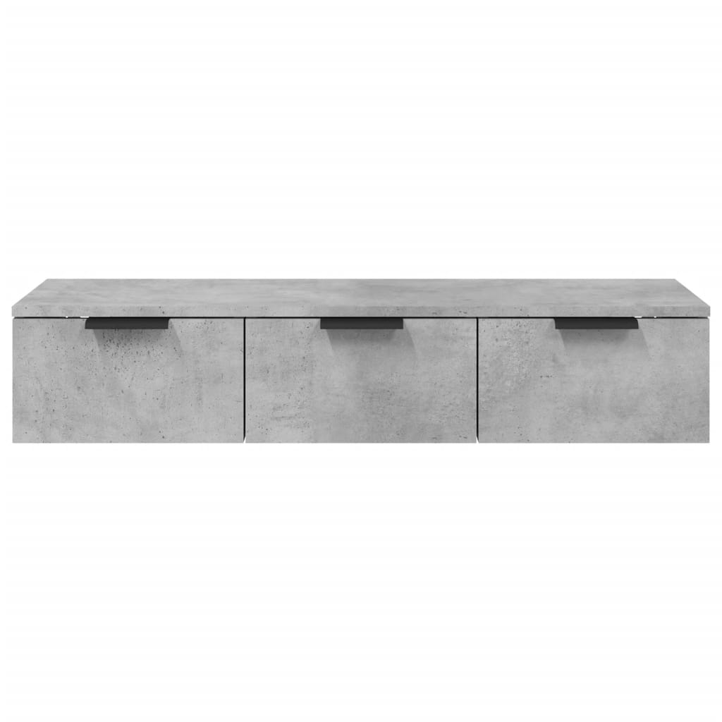 Armoire murale Gris béton 102x30x20 cm Bois d'ingénierie - XIOS