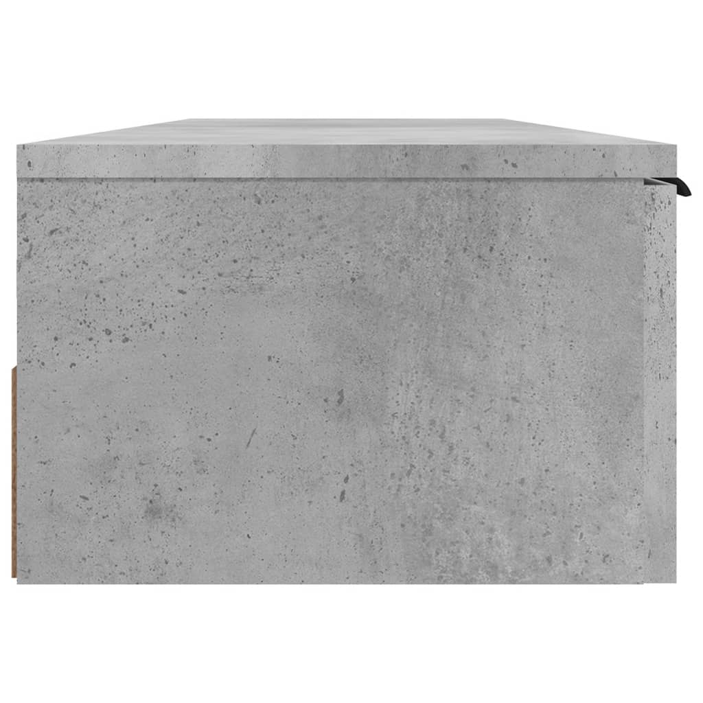 Armoire murale Gris béton 102x30x20 cm Bois d'ingénierie - XIOS