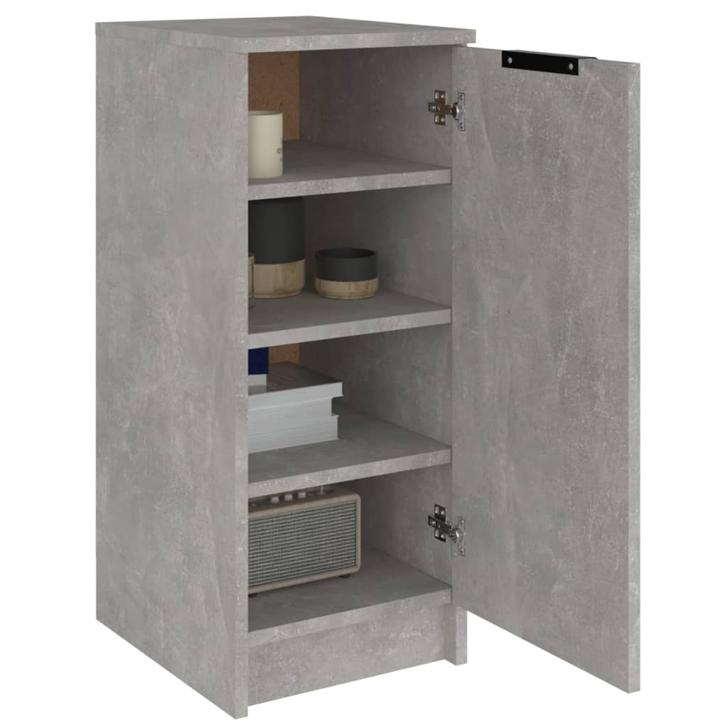 Armoire à chaussures Gris béton 30x35x70 cm Bois d'ingénierie - XIOS