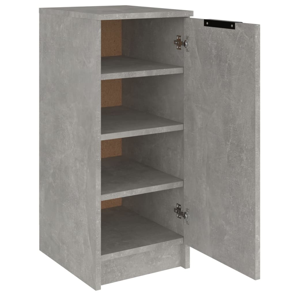 Armoire à chaussures Gris béton 30x35x70 cm Bois d'ingénierie - XIOS