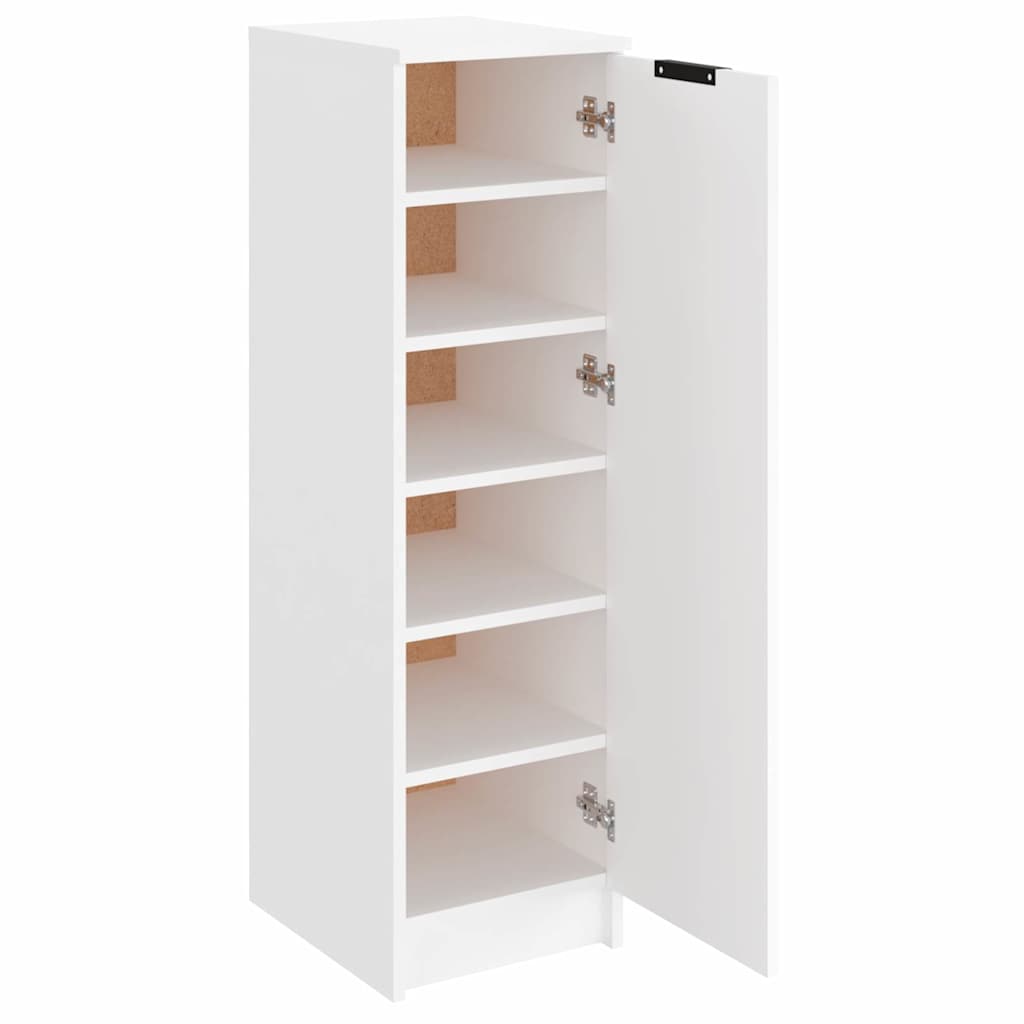 Armoire à chaussures Blanc 30x35x100 cm Bois d'ingénierie