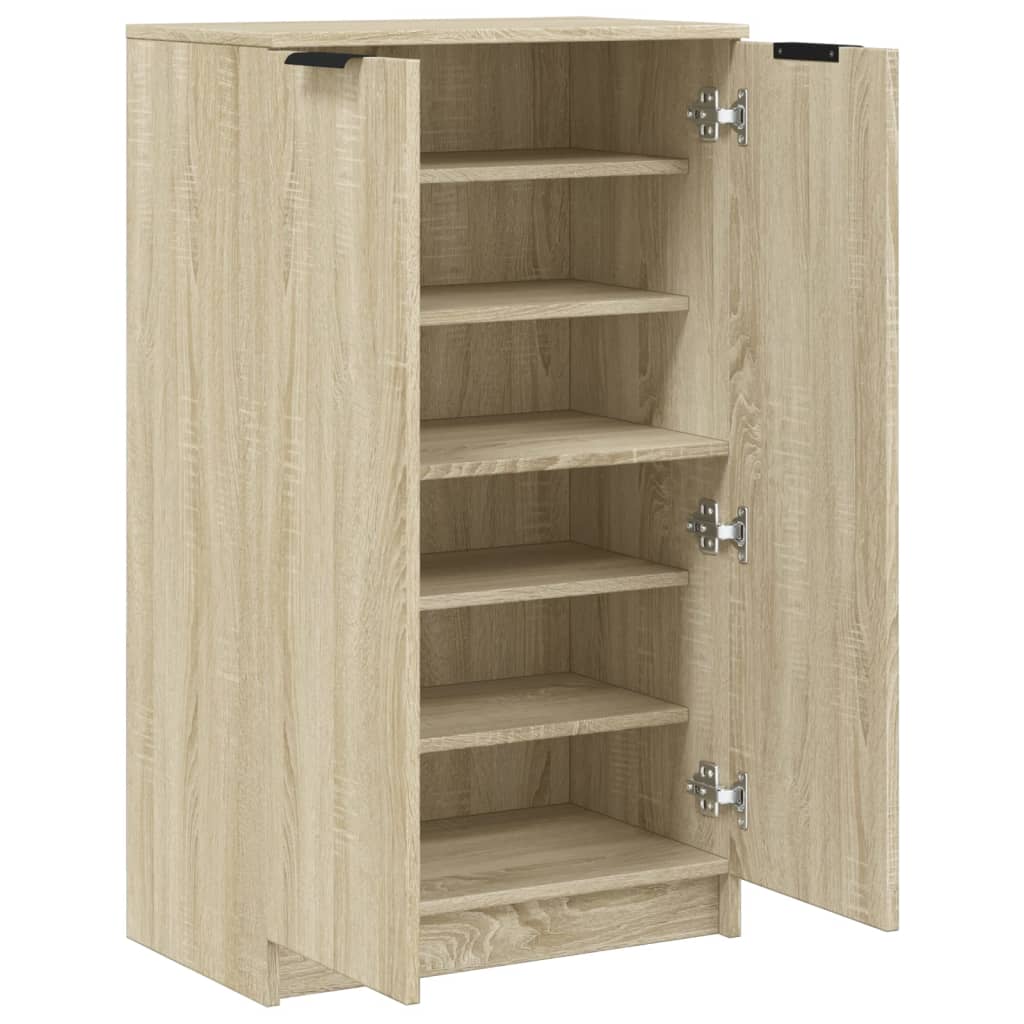 Armoire à chaussures Chêne sonoma 59x35x100,5cm Bois d'ingénierie - XIOS