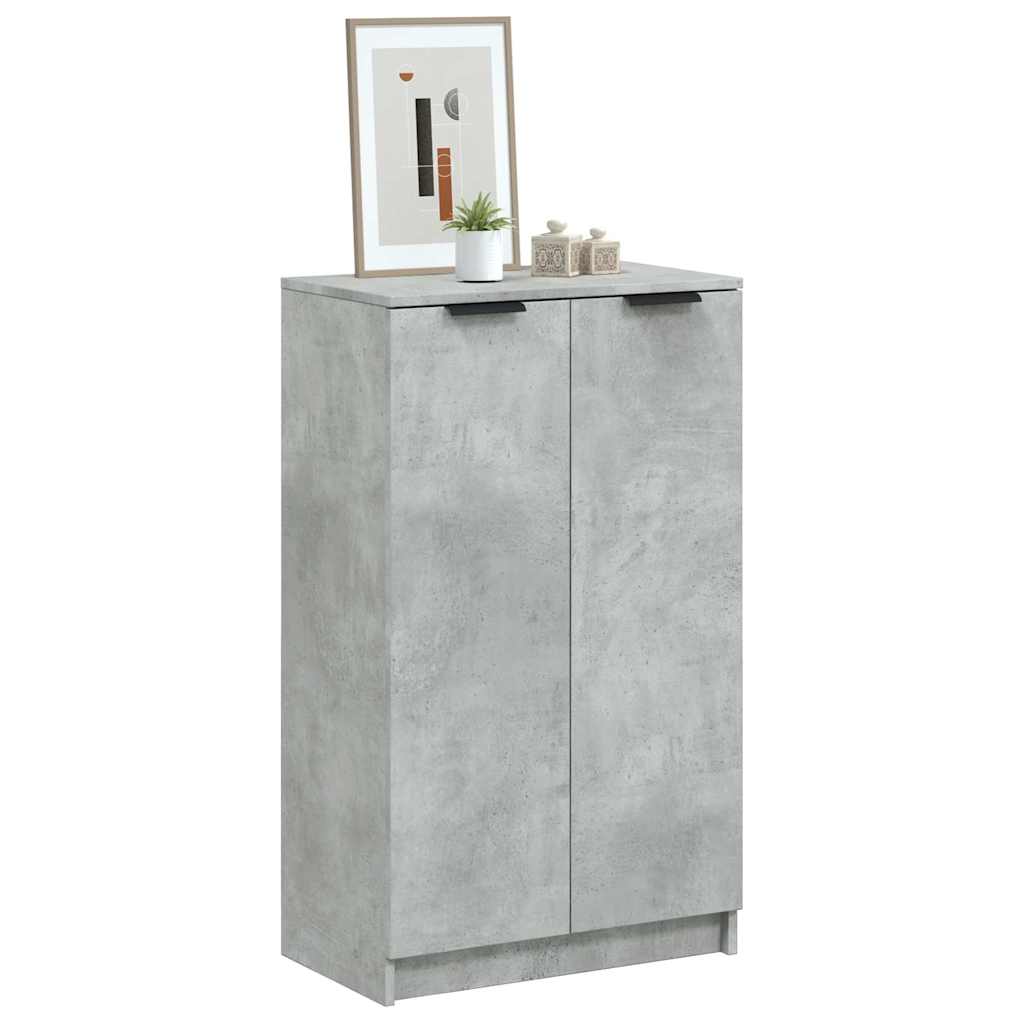 Armoire à chaussures Gris béton 59x35x100,5 cm Bois d'ingénierie - XIOS