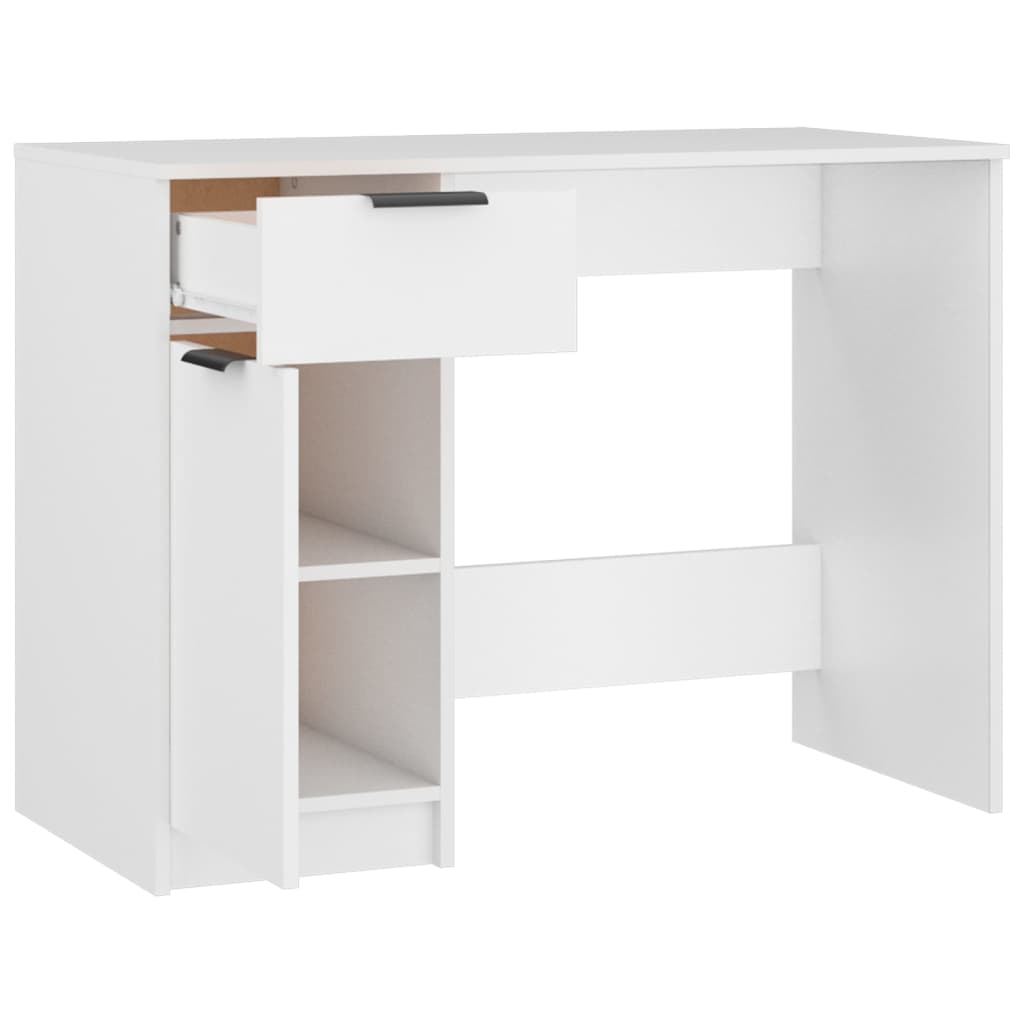Bureau Blanc 100x50x75 cm Bois d'ingénierie - XIOS