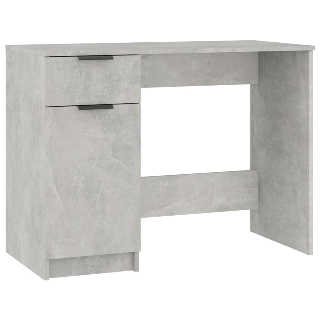 Bureau Gris béton 100x50x75 cm Bois d'ingénierie - XIOS