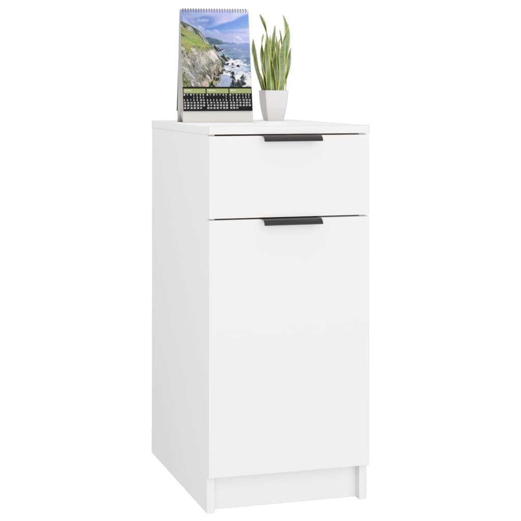 Armoire de bureau Blanc 33,5x50x75 cm Bois d'ingénierie - XIOS