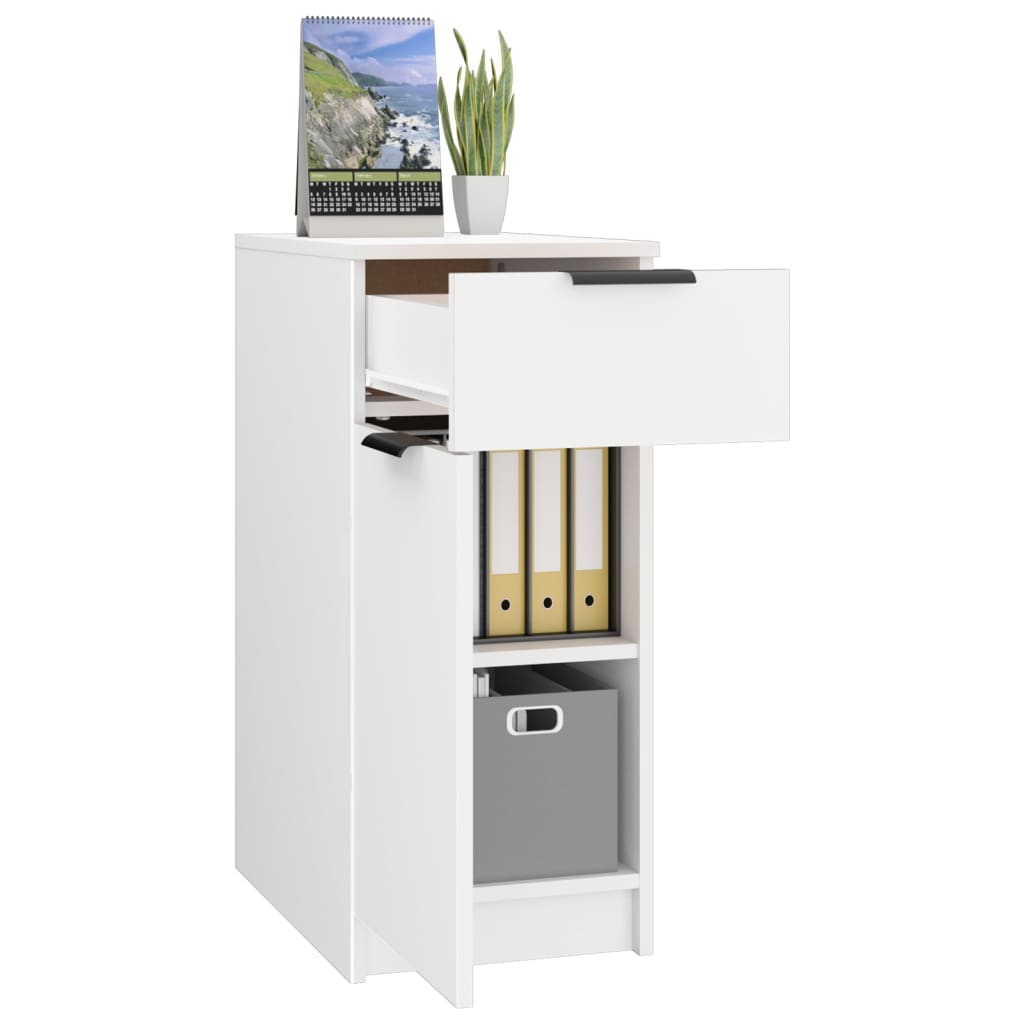 Armoire de bureau Blanc 33,5x50x75 cm Bois d'ingénierie - XIOS