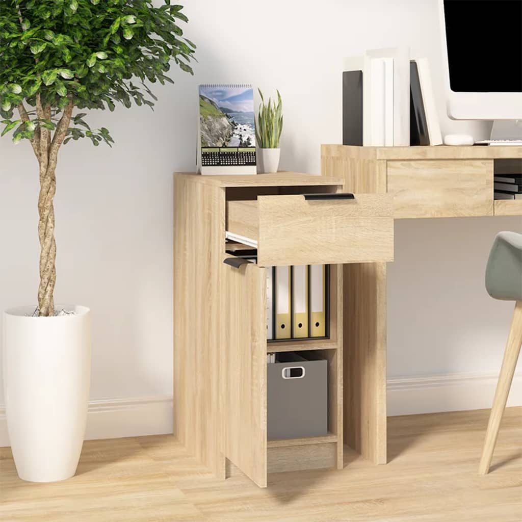 Armoire de bureau Chêne sonoma 33,5x50x75 cm Bois d'ingénierie - XIOS
