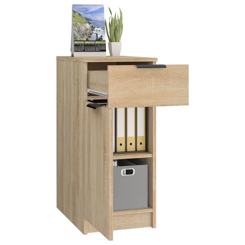 Armoire de bureau Chêne sonoma 33,5x50x75 cm Bois d'ingénierie - XIOS