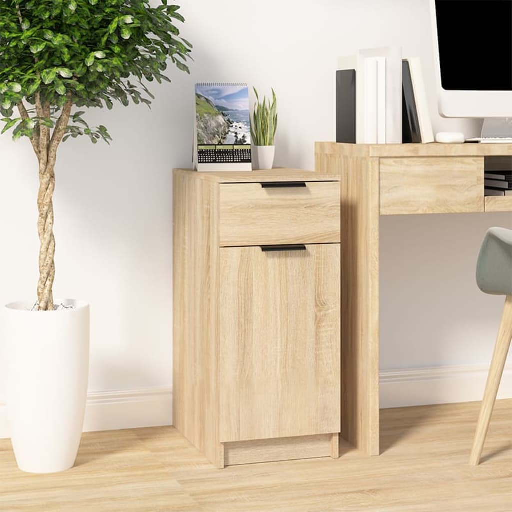 Armoire de bureau Chêne sonoma 33,5x50x75 cm Bois d'ingénierie - XIOS