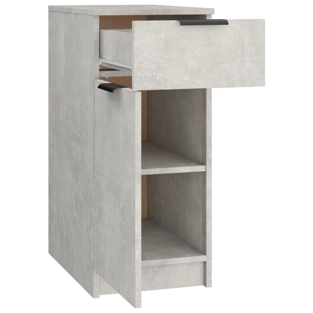 Armoire de bureau Gris béton 33,5x50x75 cm Bois d'ingénierie - XIOS