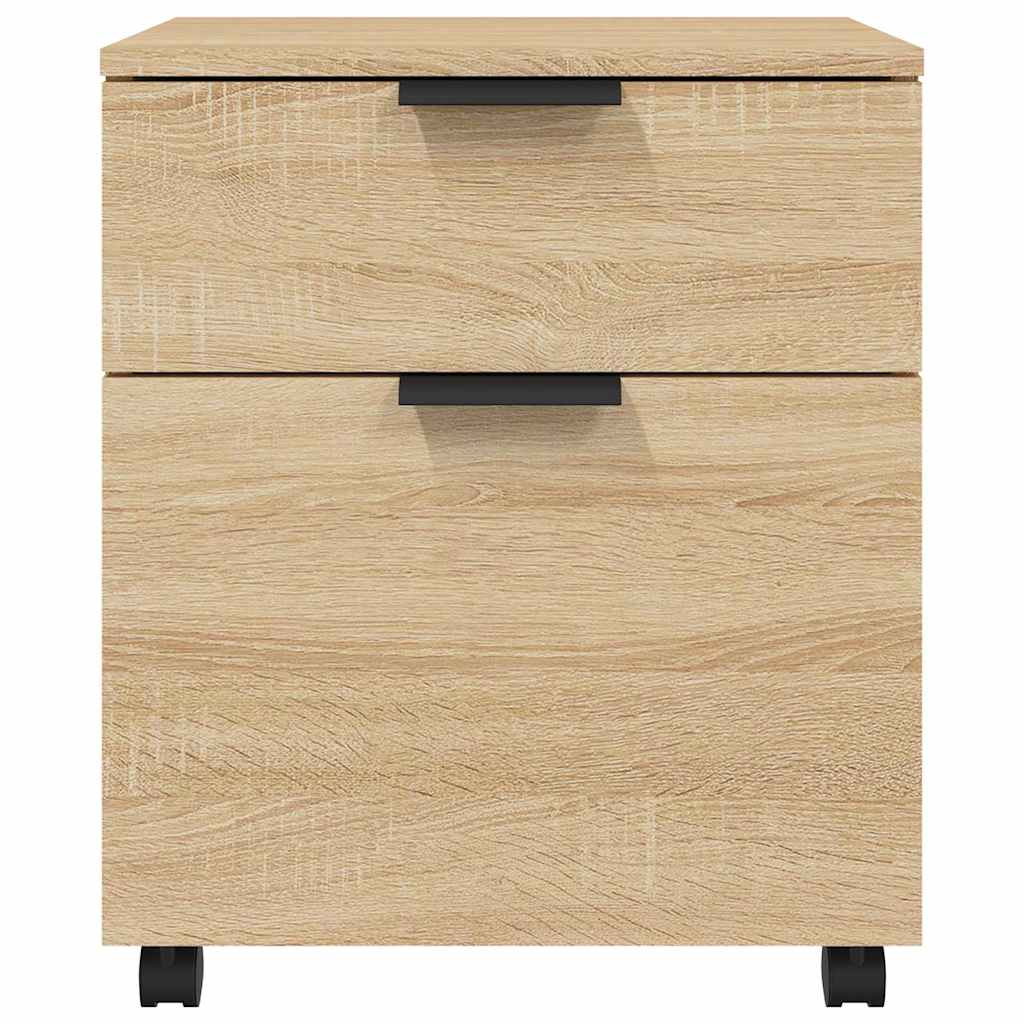 Classeur mobile avec roues Chêne sonoma 45x38x54 cm - XIOS
