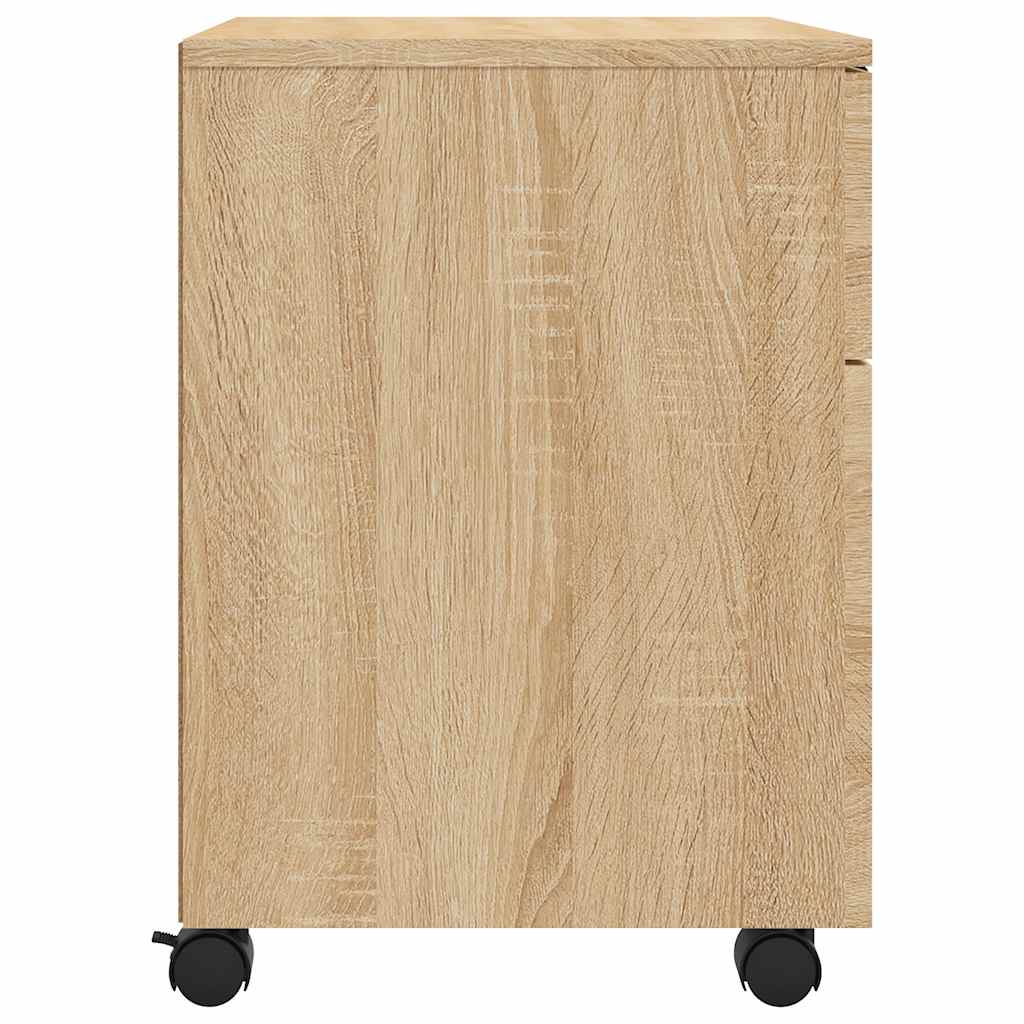 Classeur mobile avec roues Chêne sonoma 45x38x54 cm - XIOS