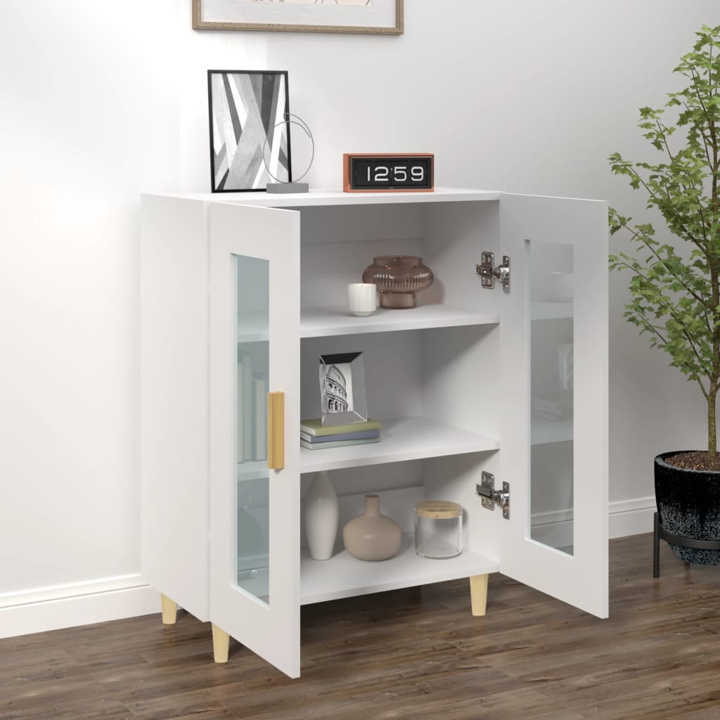 Buffet blanc 69,5x34x90 cm bois d'ingénierie - XIOS