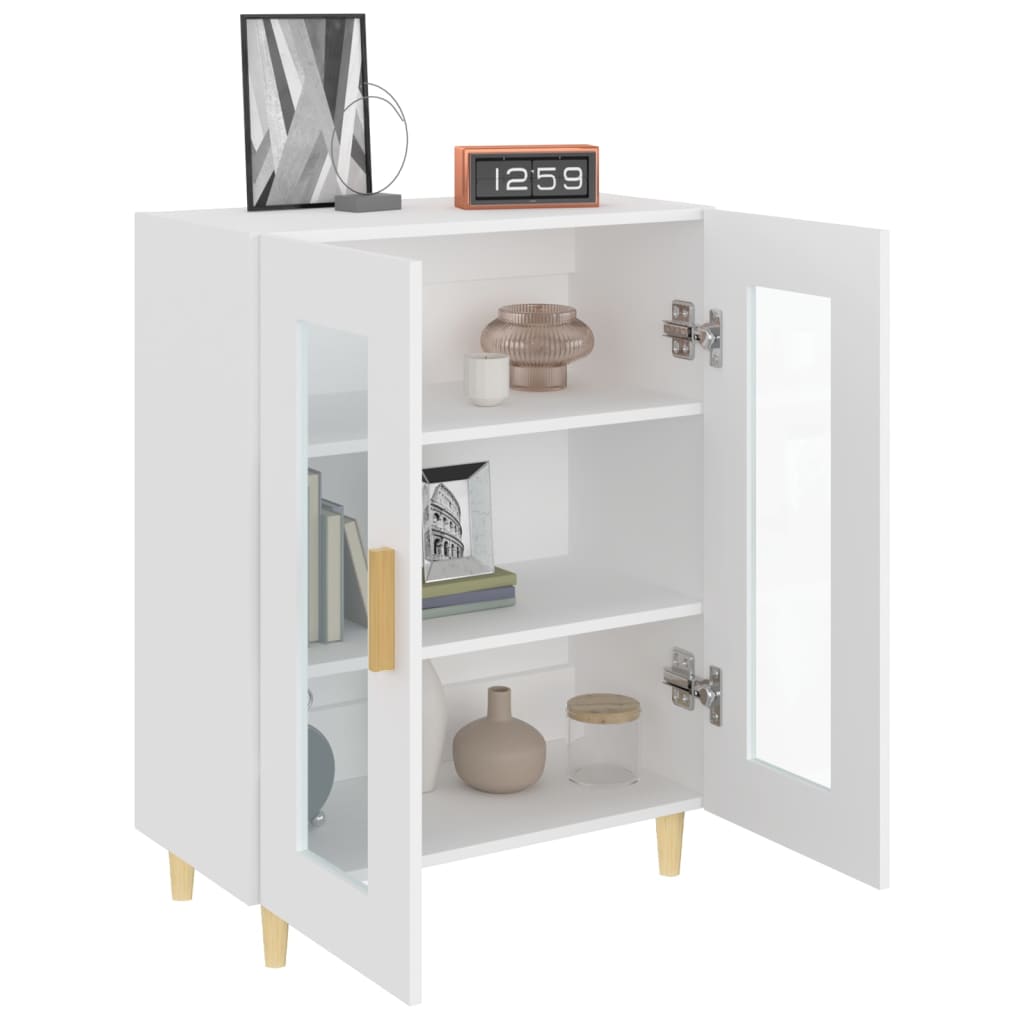 Buffet blanc 69,5x34x90 cm bois d'ingénierie - XIOS