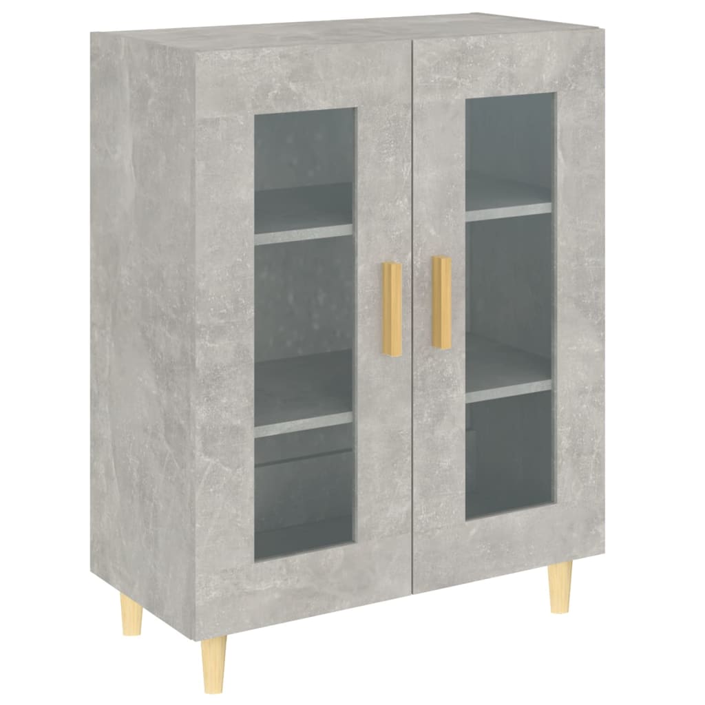 Buffet gris béton 69,5x34x90 cm bois d'ingénierie - XIOS