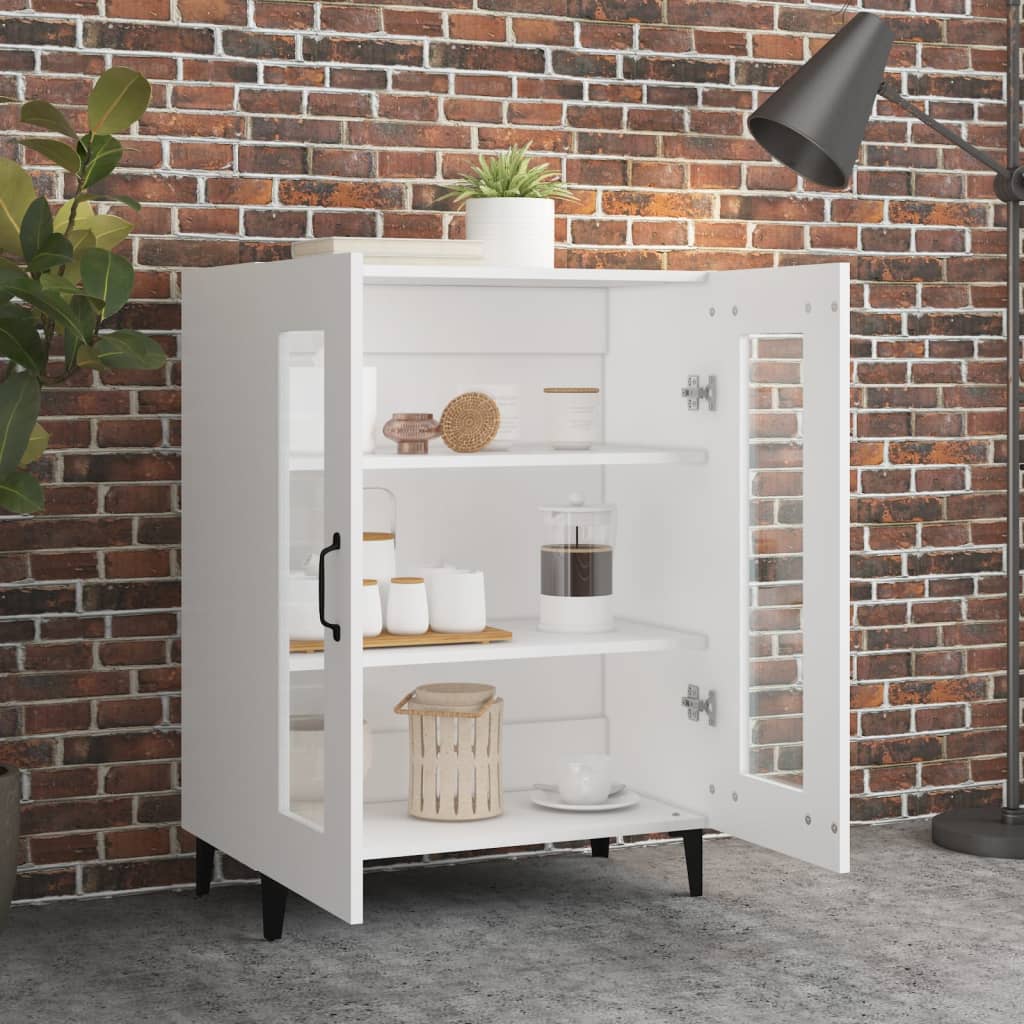 Buffet blanc 69,5x34x90 cm bois d'ingénierie - XIOS