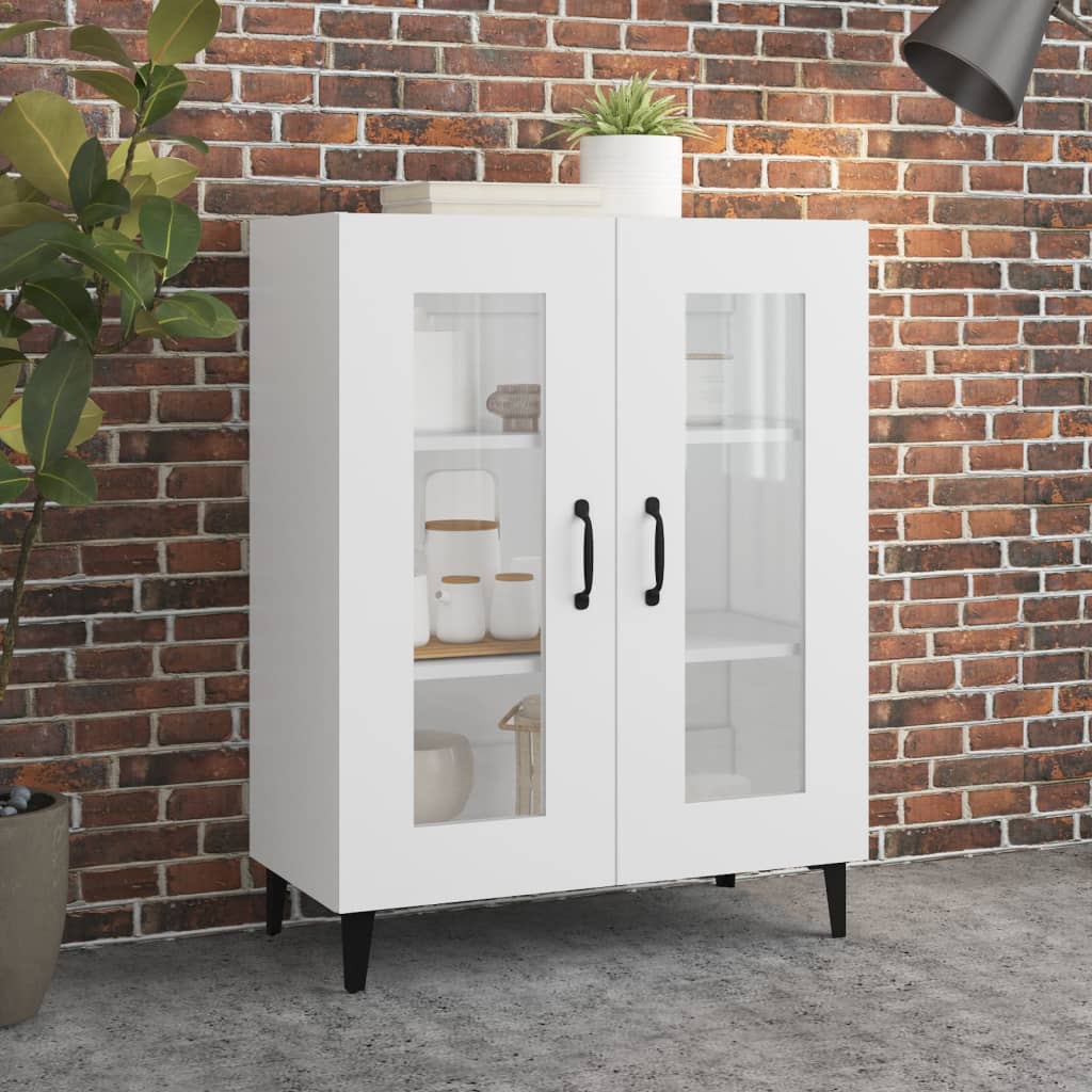 Buffet blanc 69,5x34x90 cm bois d'ingénierie - XIOS