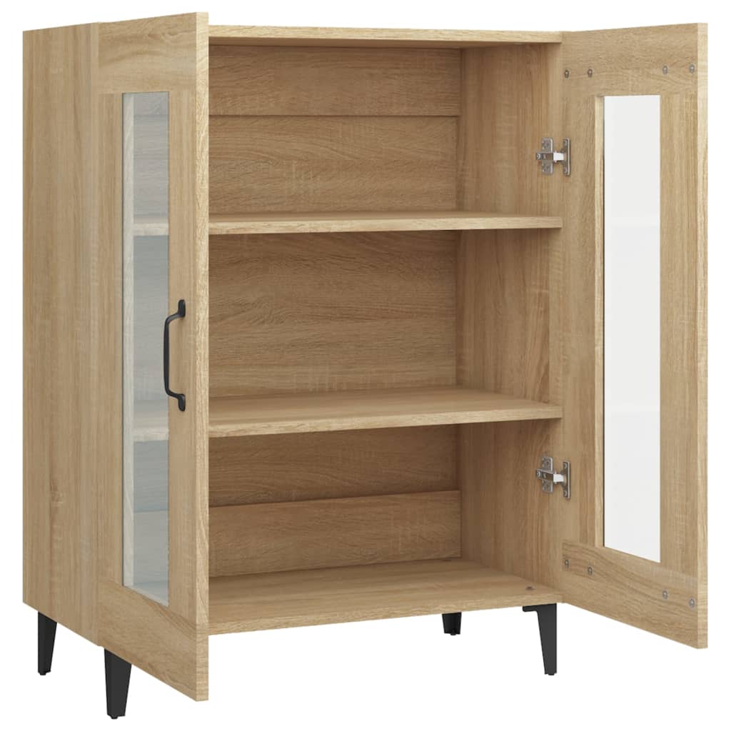 Buffet chêne sonoma 69,5x34x90 cm bois d'ingénierie - XIOS